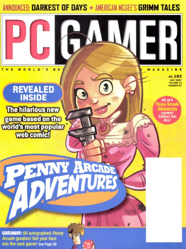 PC Gamer US   Issue 163 (July 2007) cover